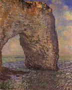 Georges Seurat La Manneporte near Etretat oil
